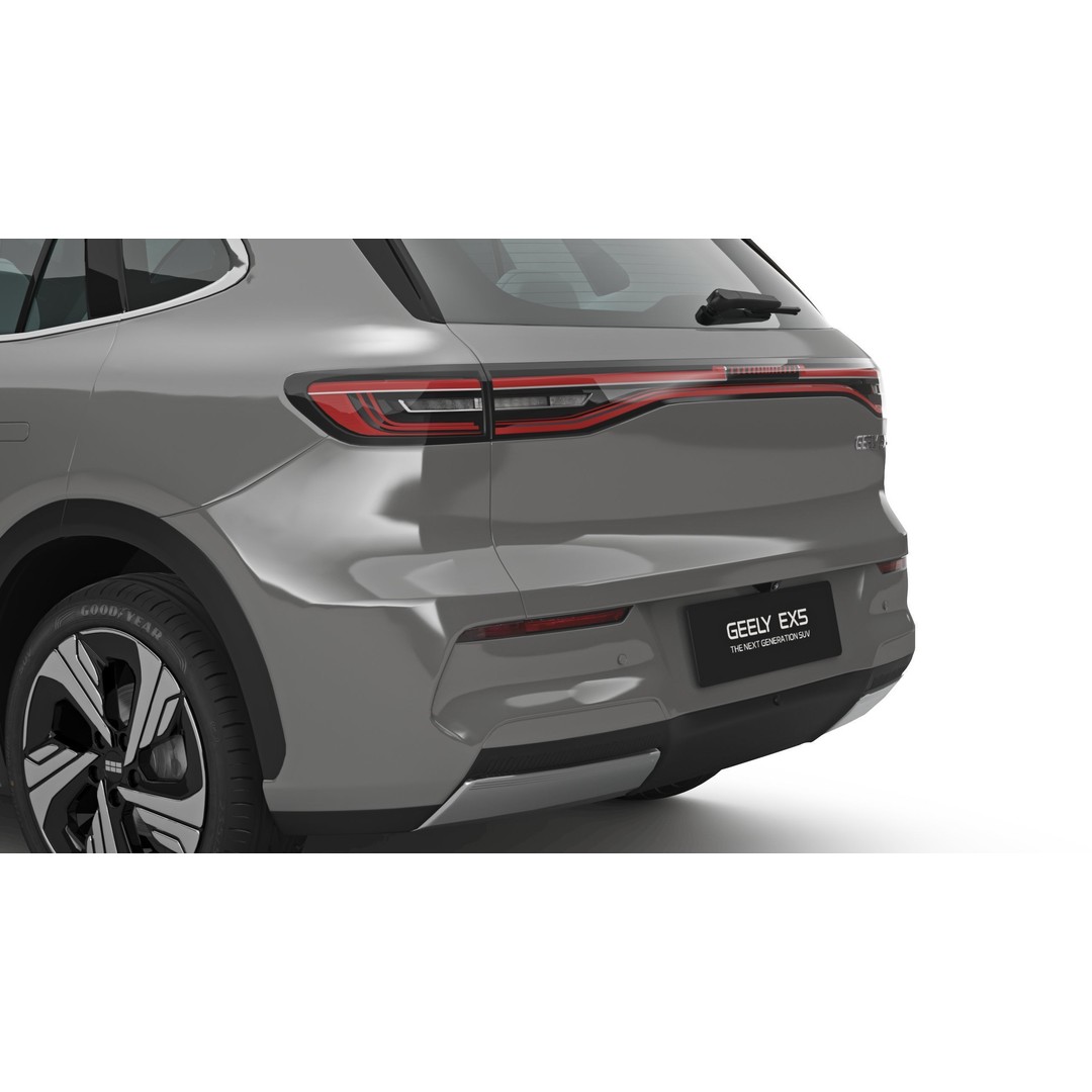 2025 Geely EX5 3D Model – High Poly Vehicle with Interior, FBX, OBJ - View 5