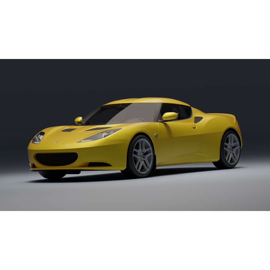 Lotus Evora 3D Model – Low Poly Game-Ready Asset, FBX, PBR