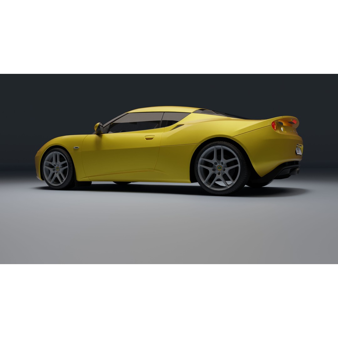 Lotus Evora 3D Model – Low Poly Game-Ready Asset, FBX, PBR - View 10