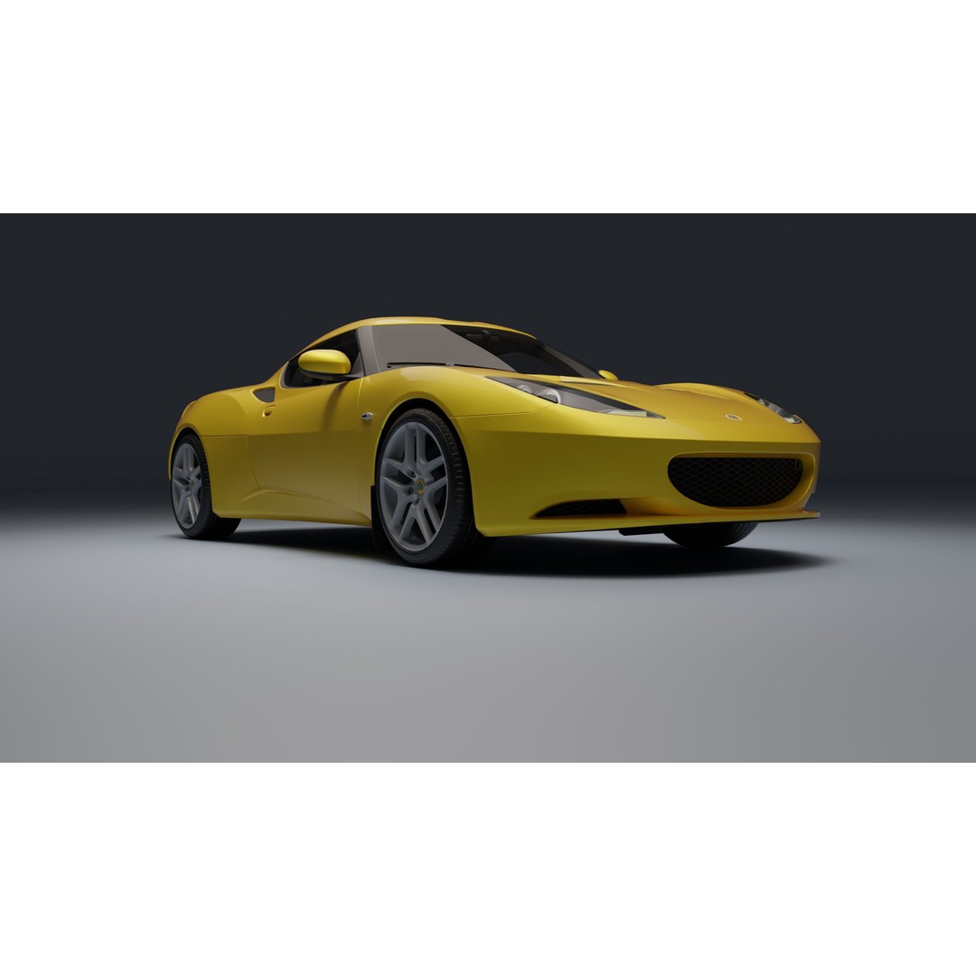 Lotus Evora 3D Model – Low Poly Game-Ready Asset, FBX, PBR - View 11