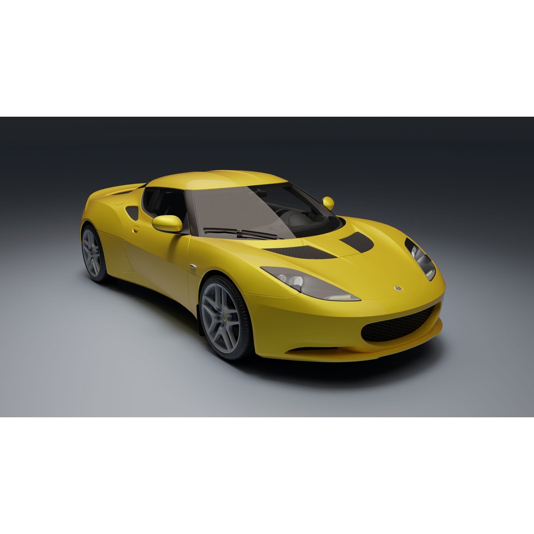 Lotus Evora 3D Model – Low Poly Game-Ready Asset, FBX, PBR - View 12