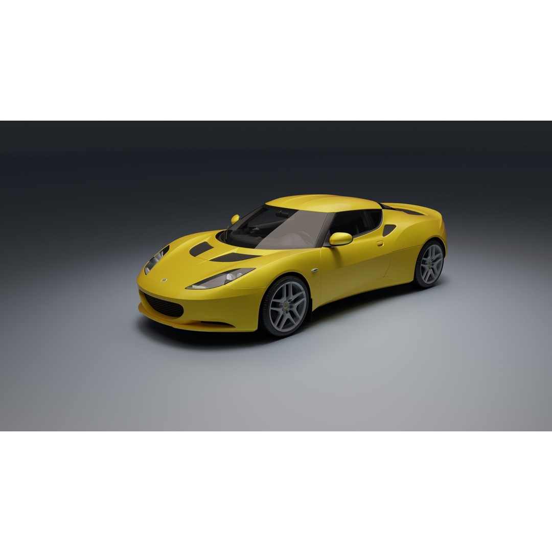 Lotus Evora 3D Model – Low Poly Game-Ready Asset, FBX, PBR - View 14