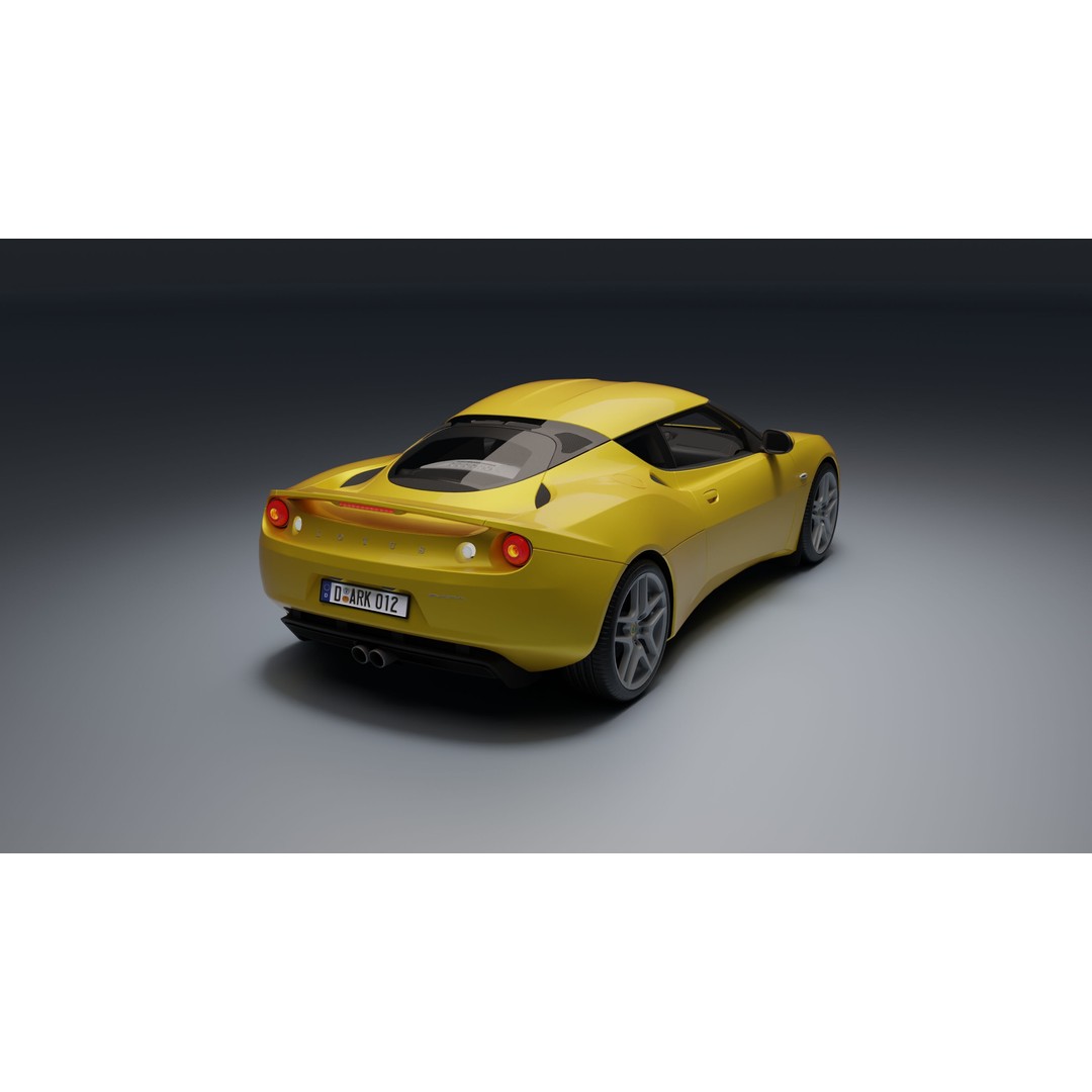 Lotus Evora 3D Model – Low Poly Game-Ready Asset, FBX, PBR - View 15
