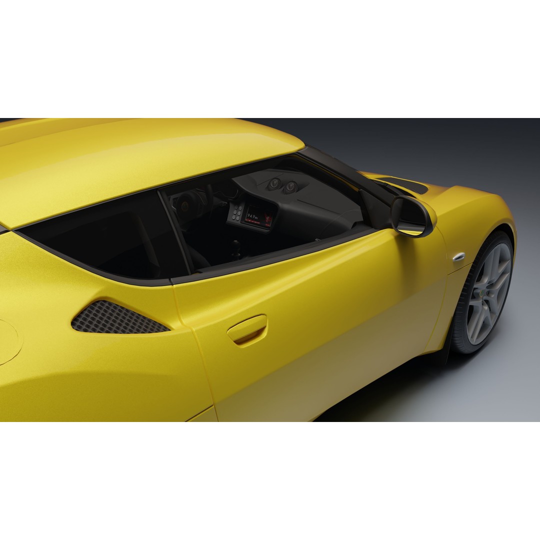 Lotus Evora 3D Model – Low Poly Game-Ready Asset, FBX, PBR - View 16