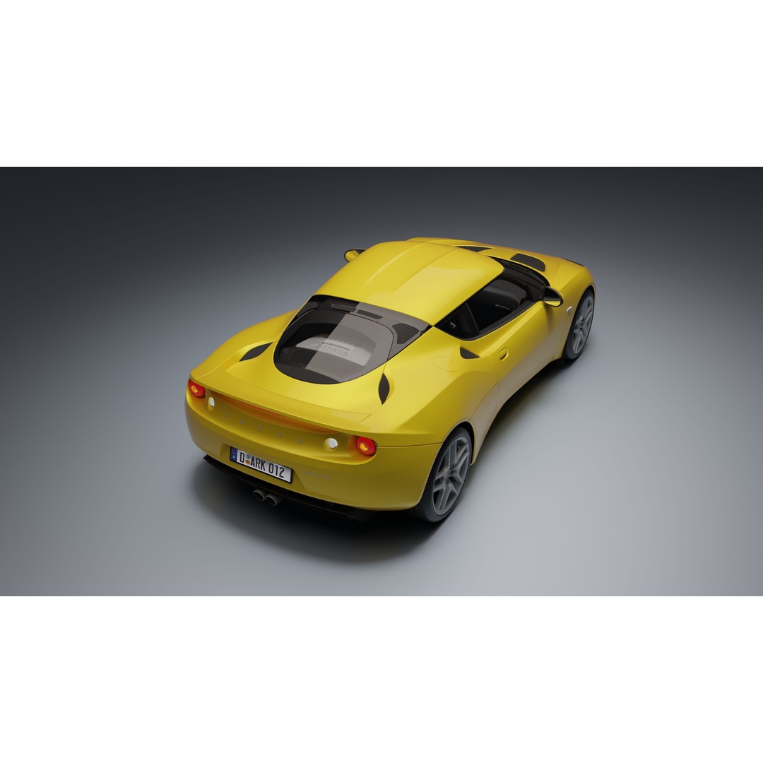 Lotus Evora 3D Model – Low Poly Game-Ready Asset, FBX, PBR - View 17