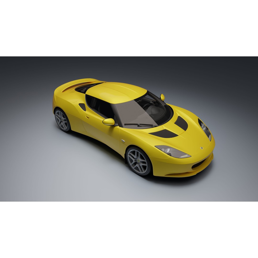 Lotus Evora 3D Model – Low Poly Game-Ready Asset, FBX, PBR - View 19