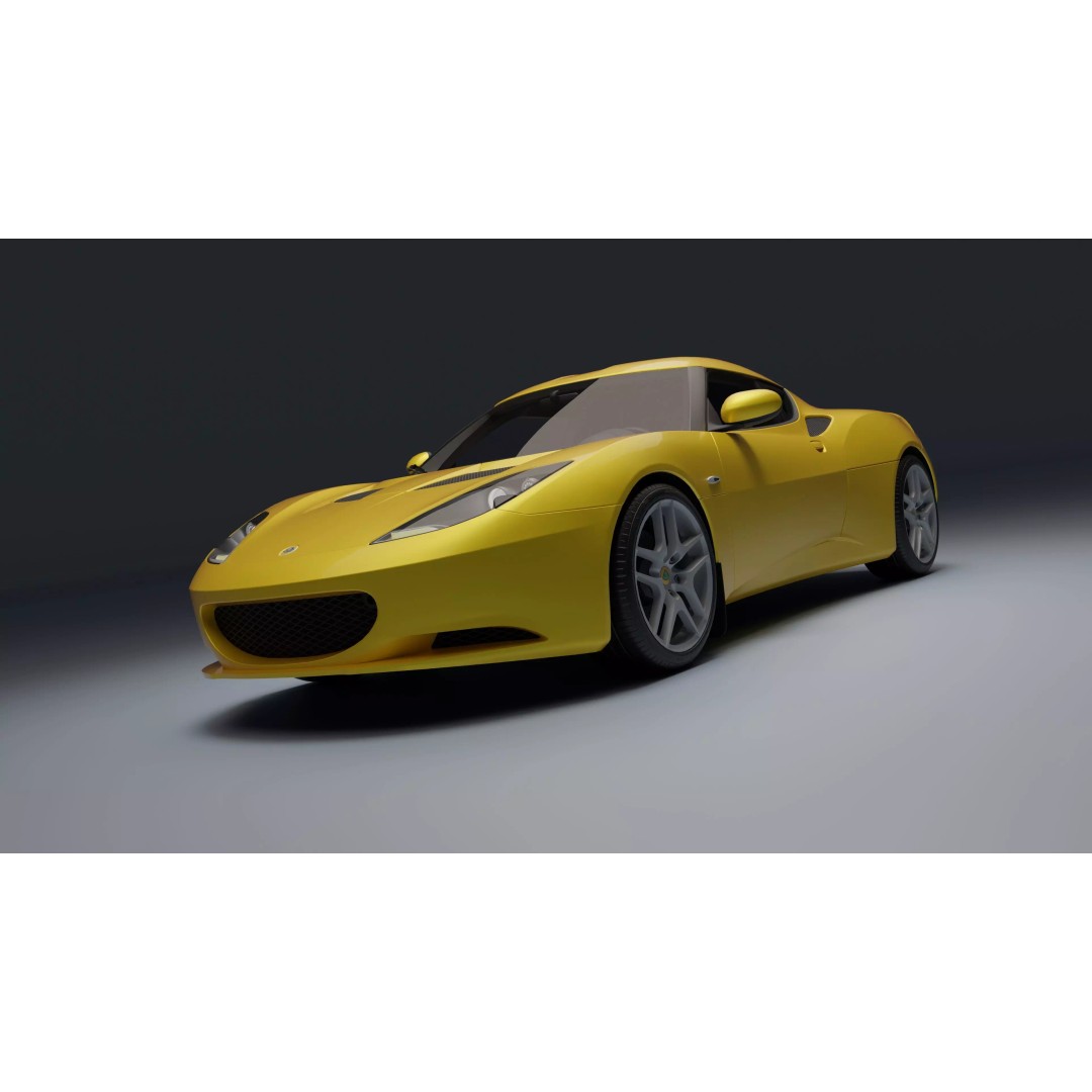 Lotus Evora 3D Model – Low Poly Game-Ready Asset, FBX, PBR - View 2