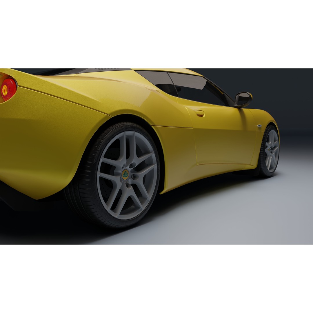 Lotus Evora 3D Model – Low Poly Game-Ready Asset, FBX, PBR - View 21
