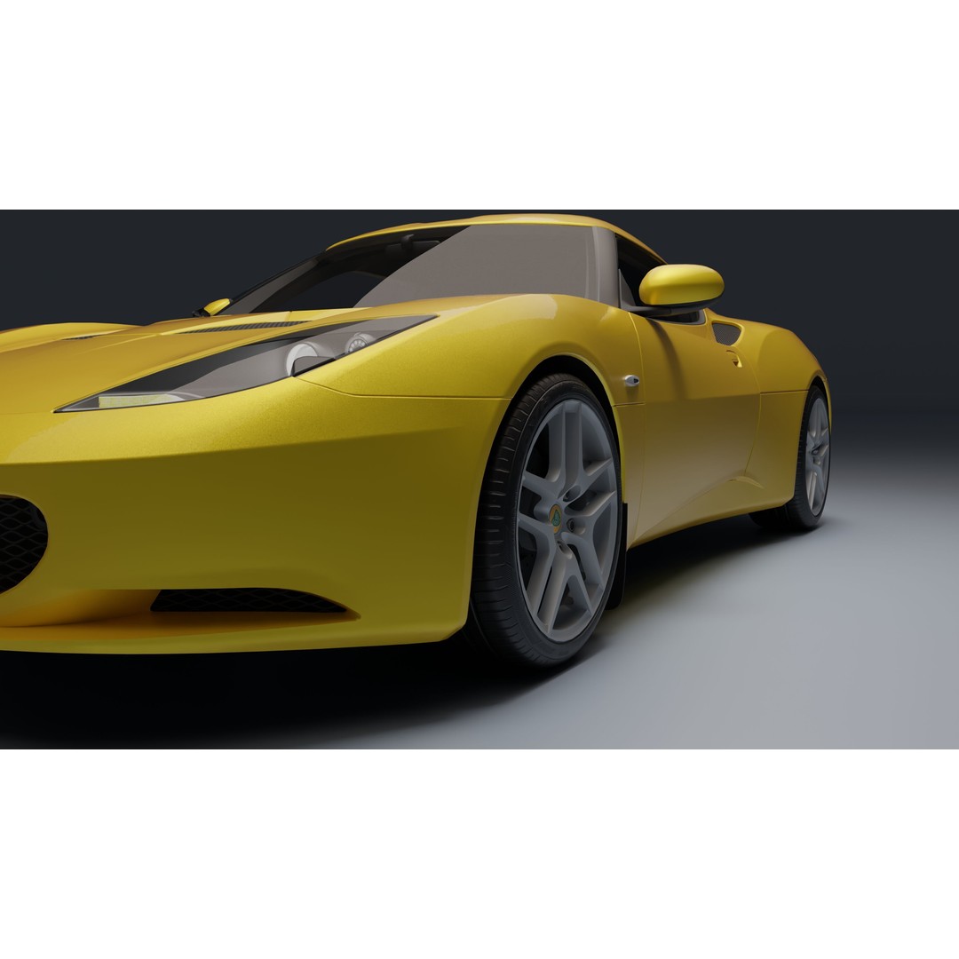 Lotus Evora 3D Model – Low Poly Game-Ready Asset, FBX, PBR - View 22