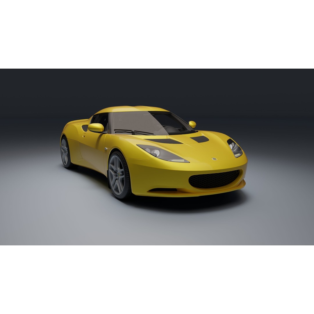 Lotus Evora 3D Model – Low Poly Game-Ready Asset, FBX, PBR - View 3