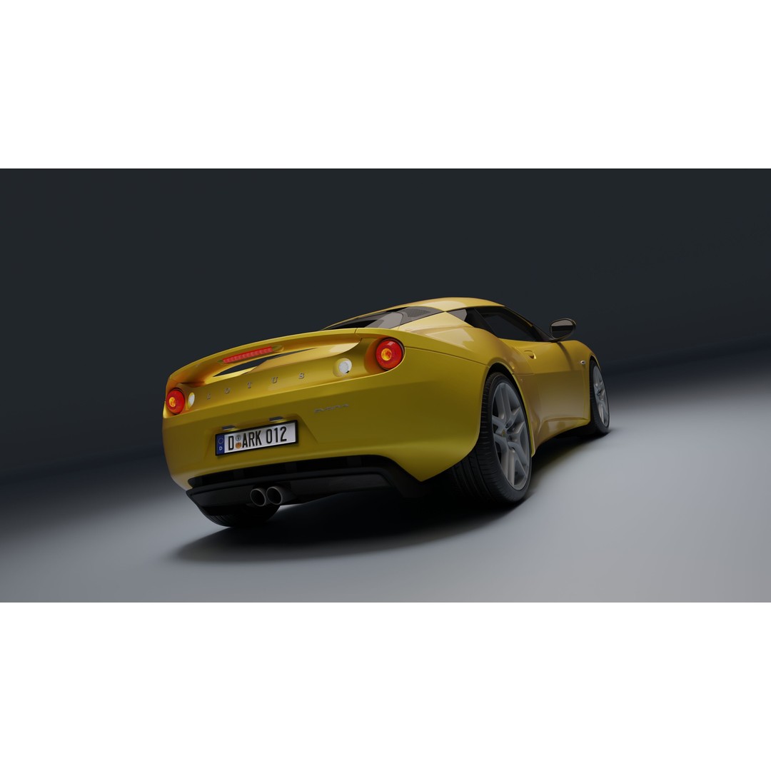 Lotus Evora 3D Model – Low Poly Game-Ready Asset, FBX, PBR - View 30