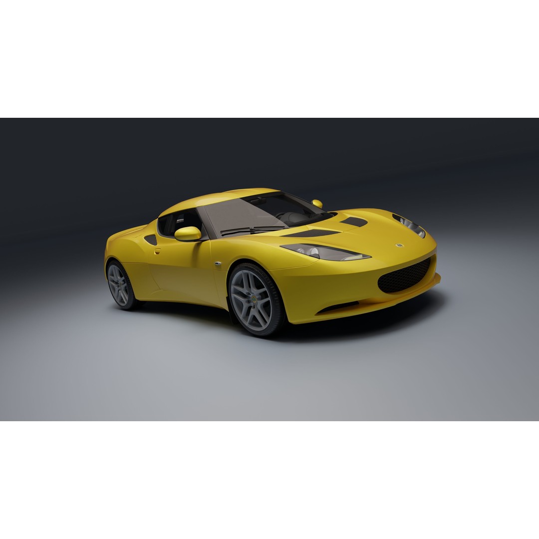 Lotus Evora 3D Model – Low Poly Game-Ready Asset, FBX, PBR - View 32