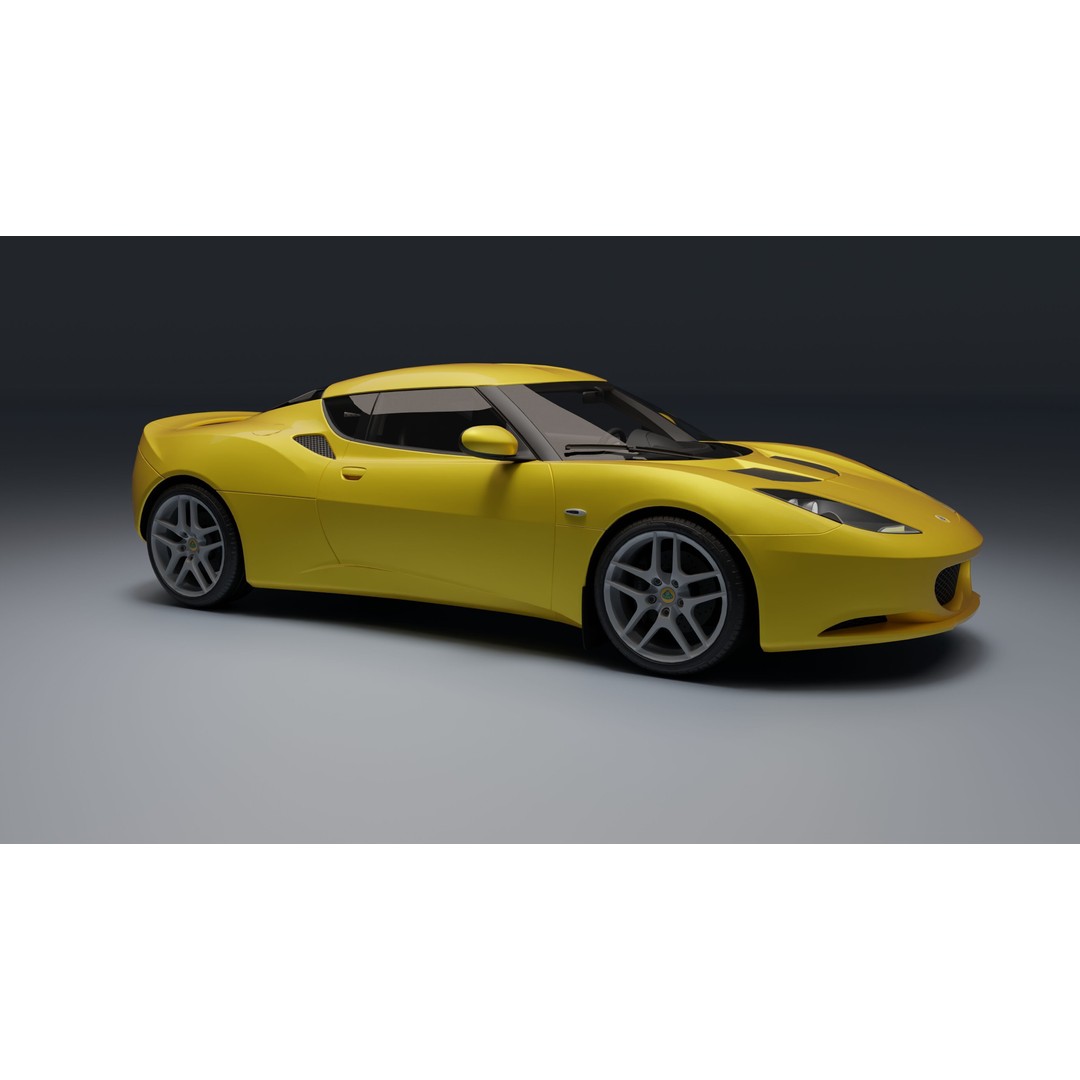 Lotus Evora 3D Model – Low Poly Game-Ready Asset, FBX, PBR - View 4