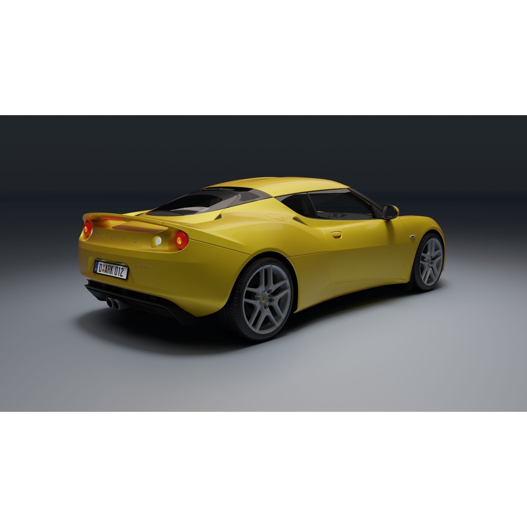 Lotus Evora 3D Model – Low Poly Game-Ready Asset, FBX, PBR - View 5