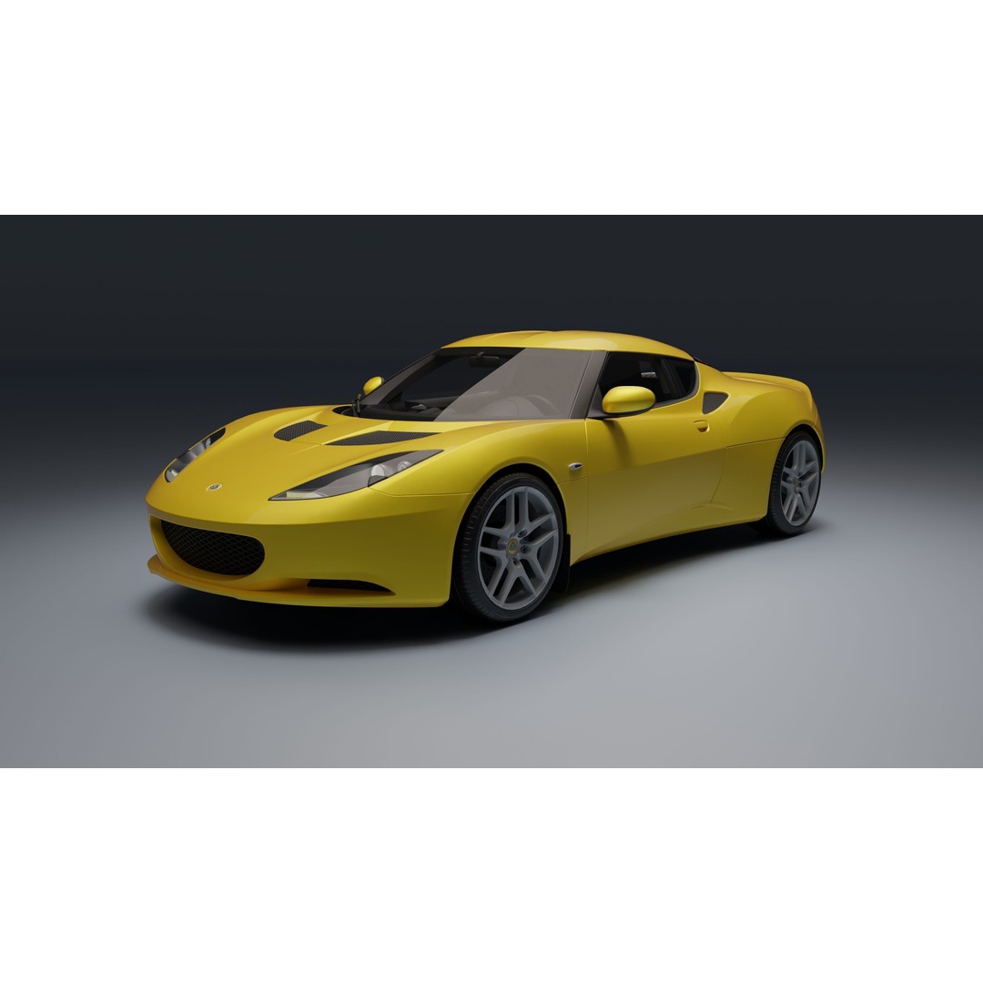 Lotus Evora 3D Model – Low Poly Game-Ready Asset, FBX, PBR - View 6