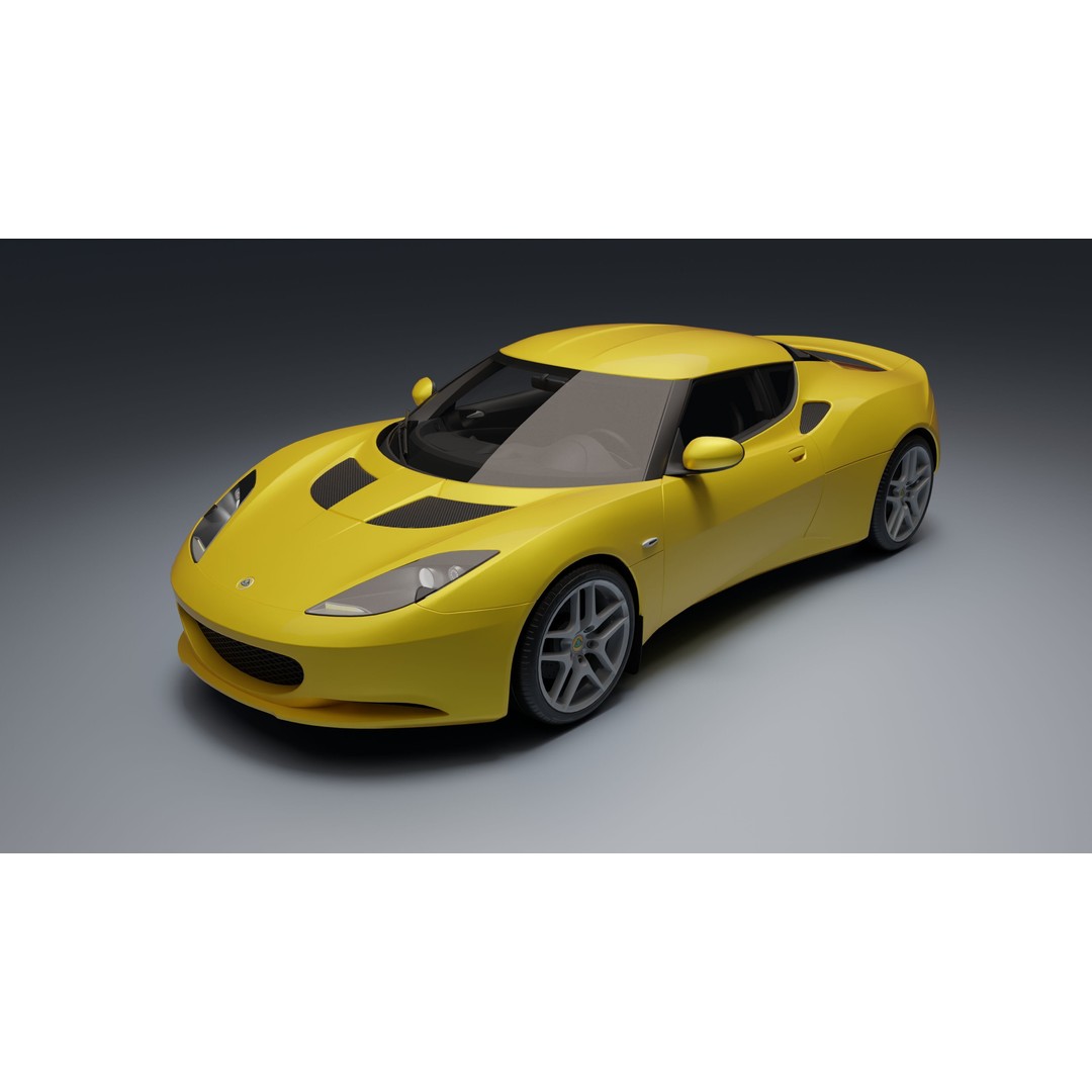 Lotus Evora 3D Model – Low Poly Game-Ready Asset, FBX, PBR - View 7