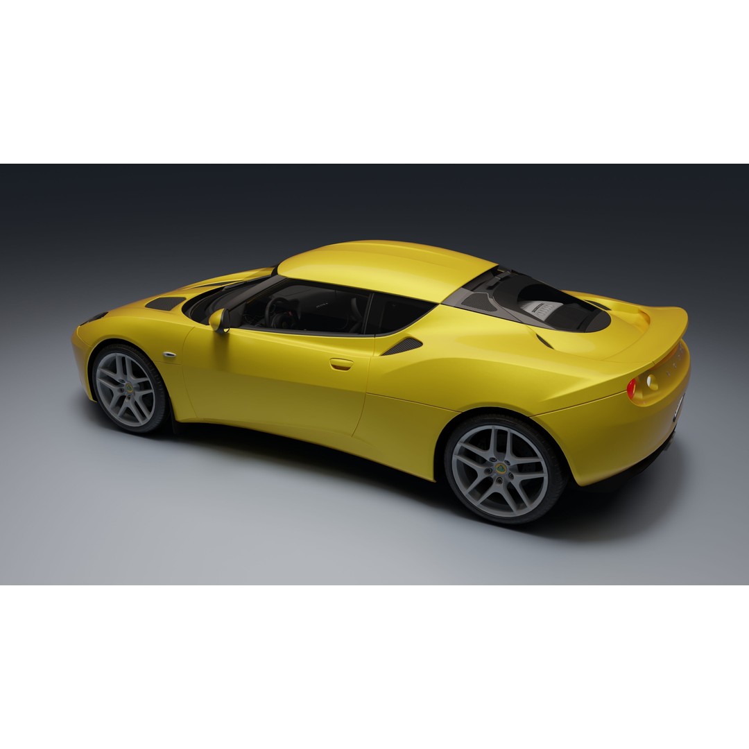 Lotus Evora 3D Model – Low Poly Game-Ready Asset, FBX, PBR - View 8