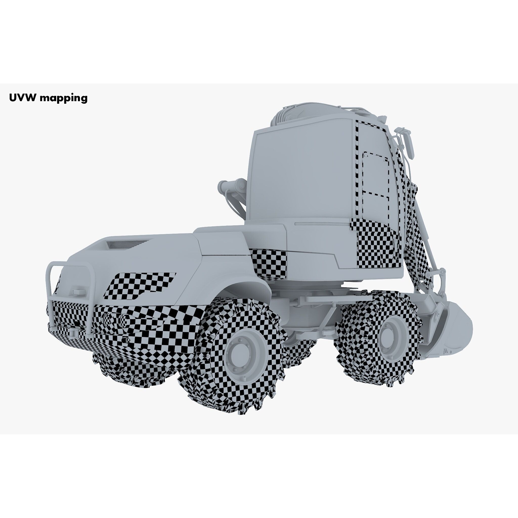 Mecalac 12MTX Excavator - Game-Ready 3D Model