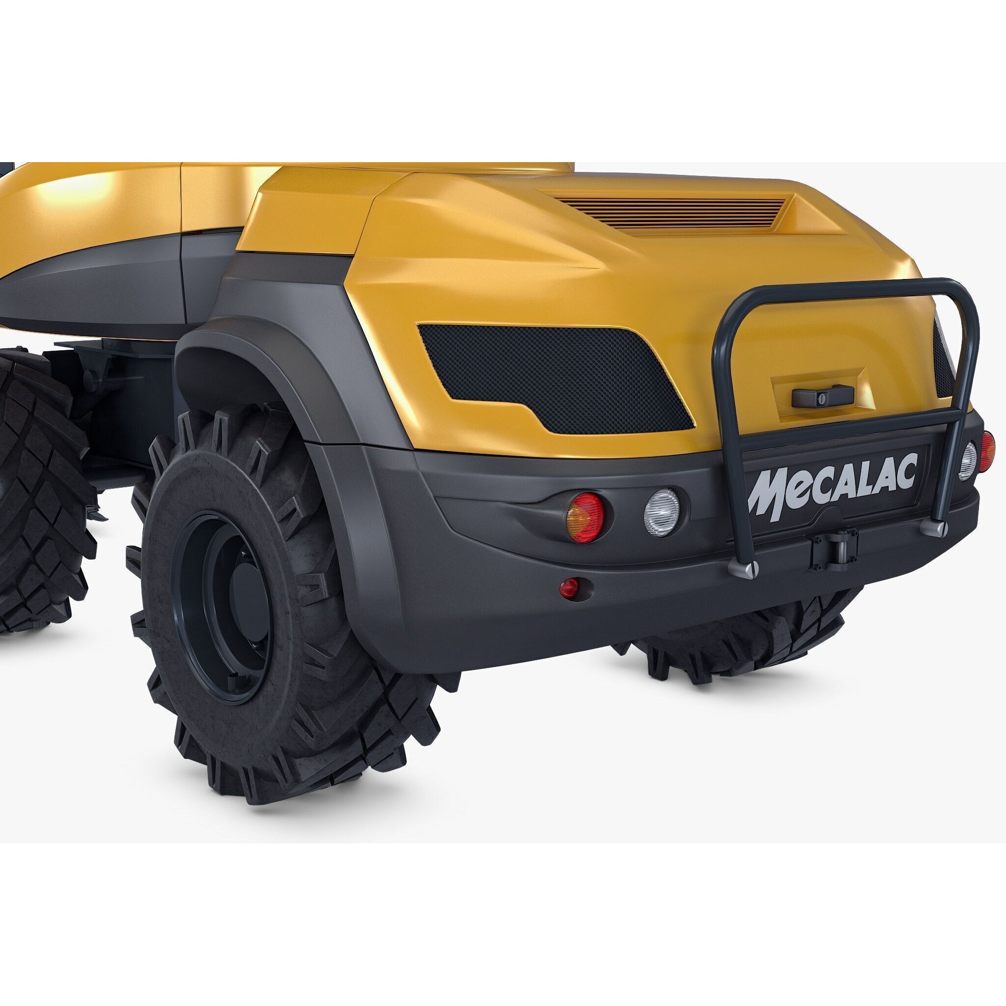 Mecalac 12MTX Excavator - Game-Ready 3D Model - View 14