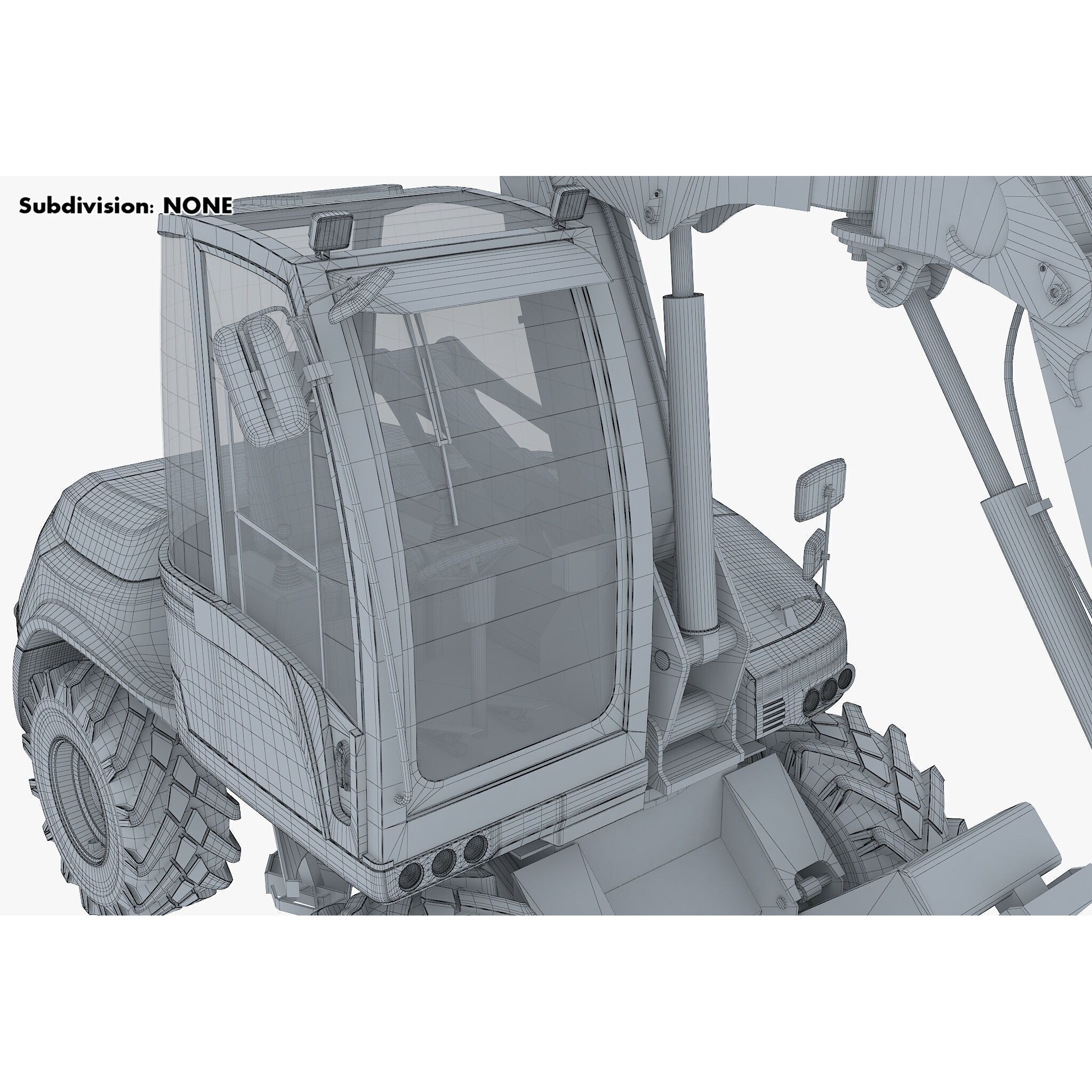Mecalac 12MTX Excavator - Game-Ready 3D Model - View 27