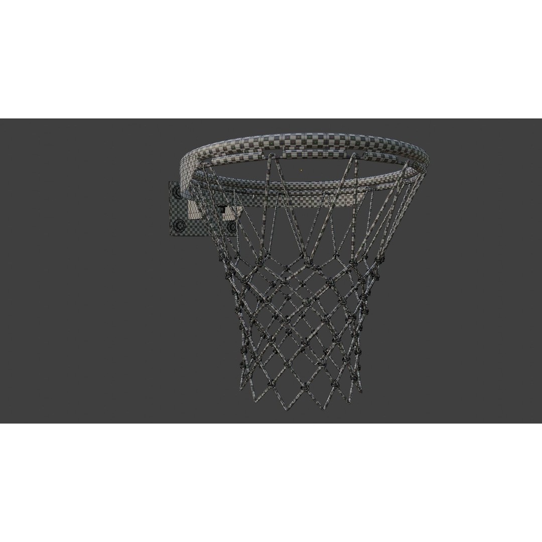 Basketball Rim 3D Model – High Poly PBR Game Asset, FBX, OBJ - View 14