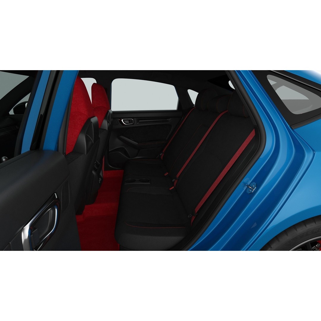 Honda Civic Type R 2023 3D Model – High Poly Game-Ready Asset, FBX, OBJ - View 16