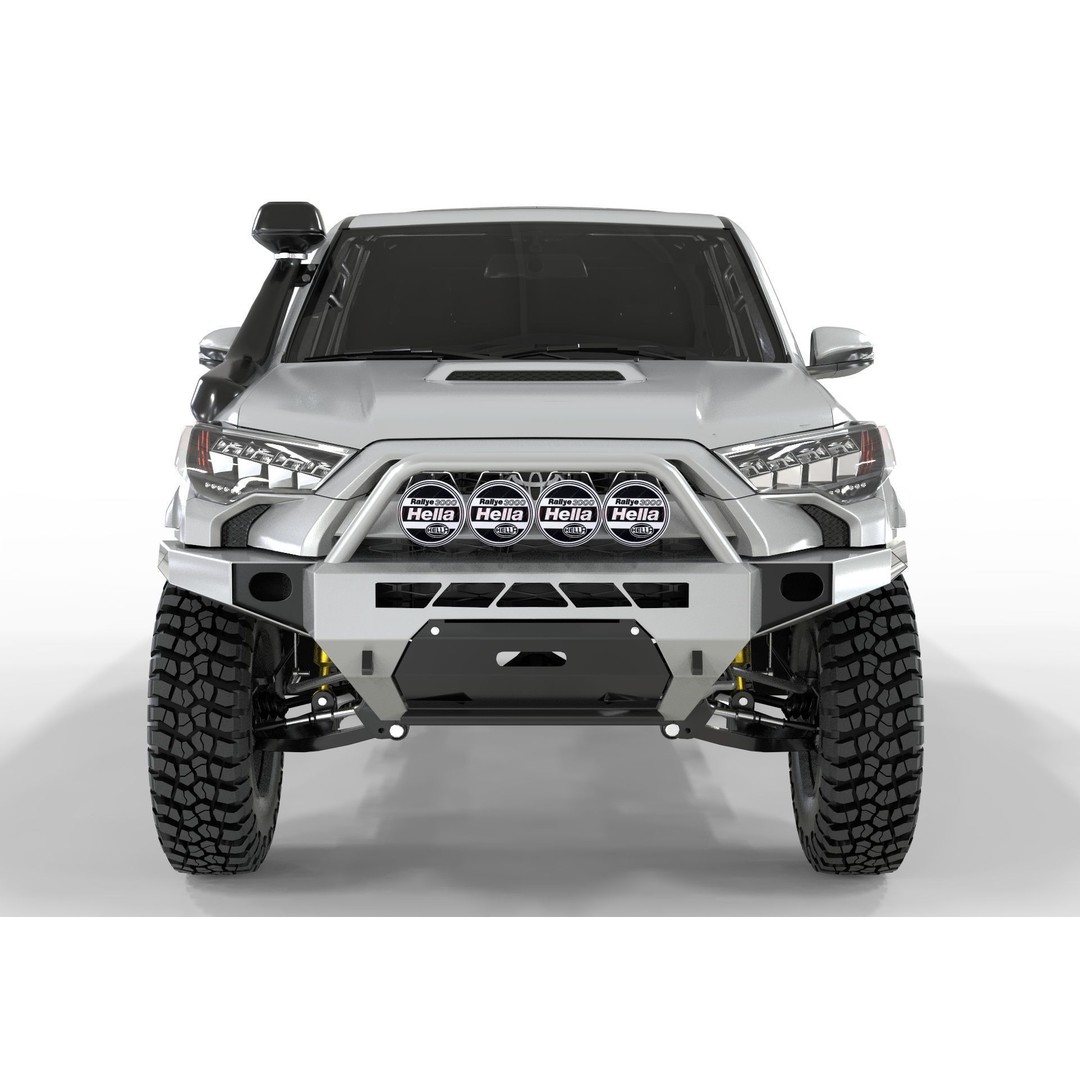 Toyota 4Runner 2020 White Edition 3D Model – High Poly Game Asset, OBJ, FBX, Blender - View 5