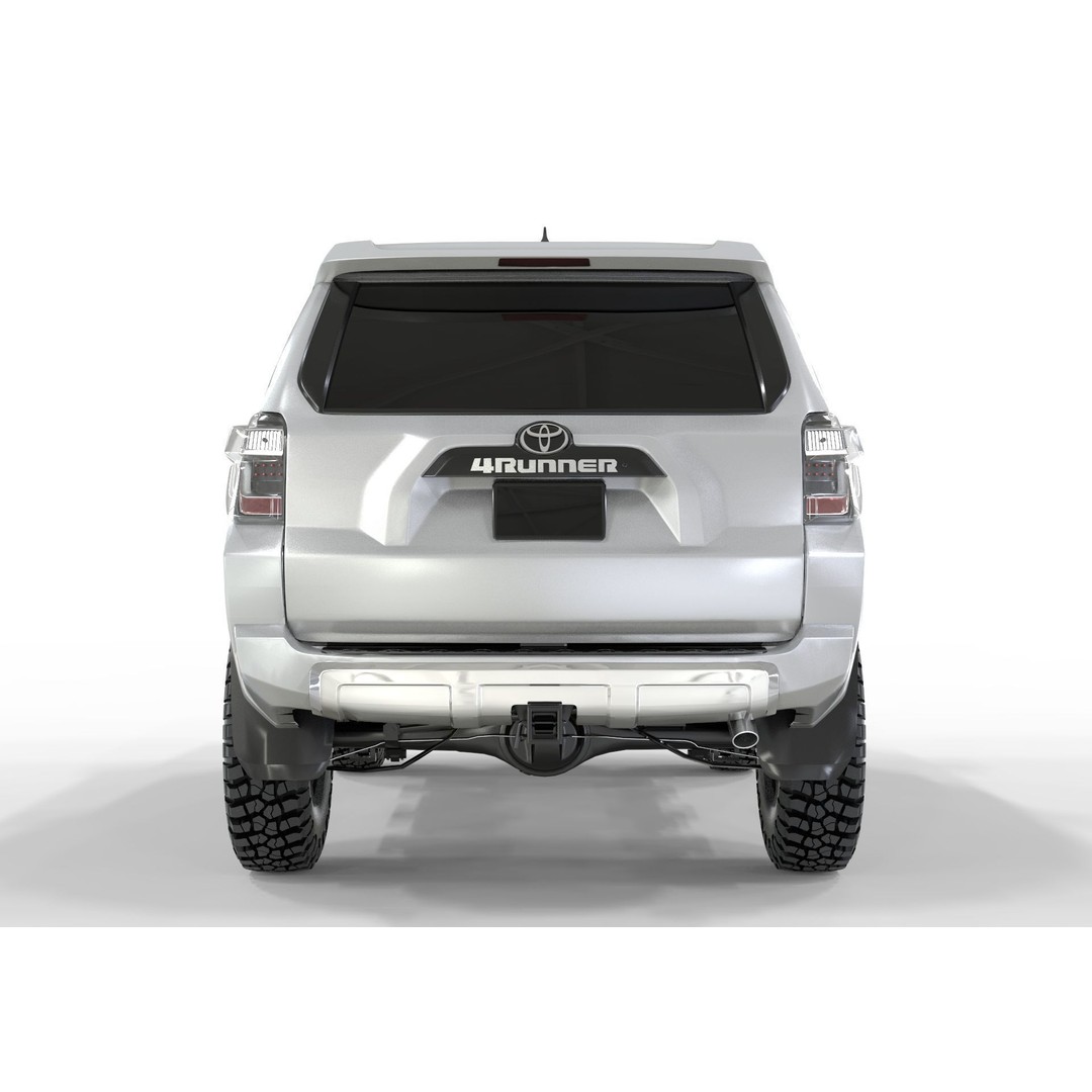 Toyota 4Runner 2020 White Edition 3D Model – High Poly Game Asset, OBJ, FBX, Blender - View 6