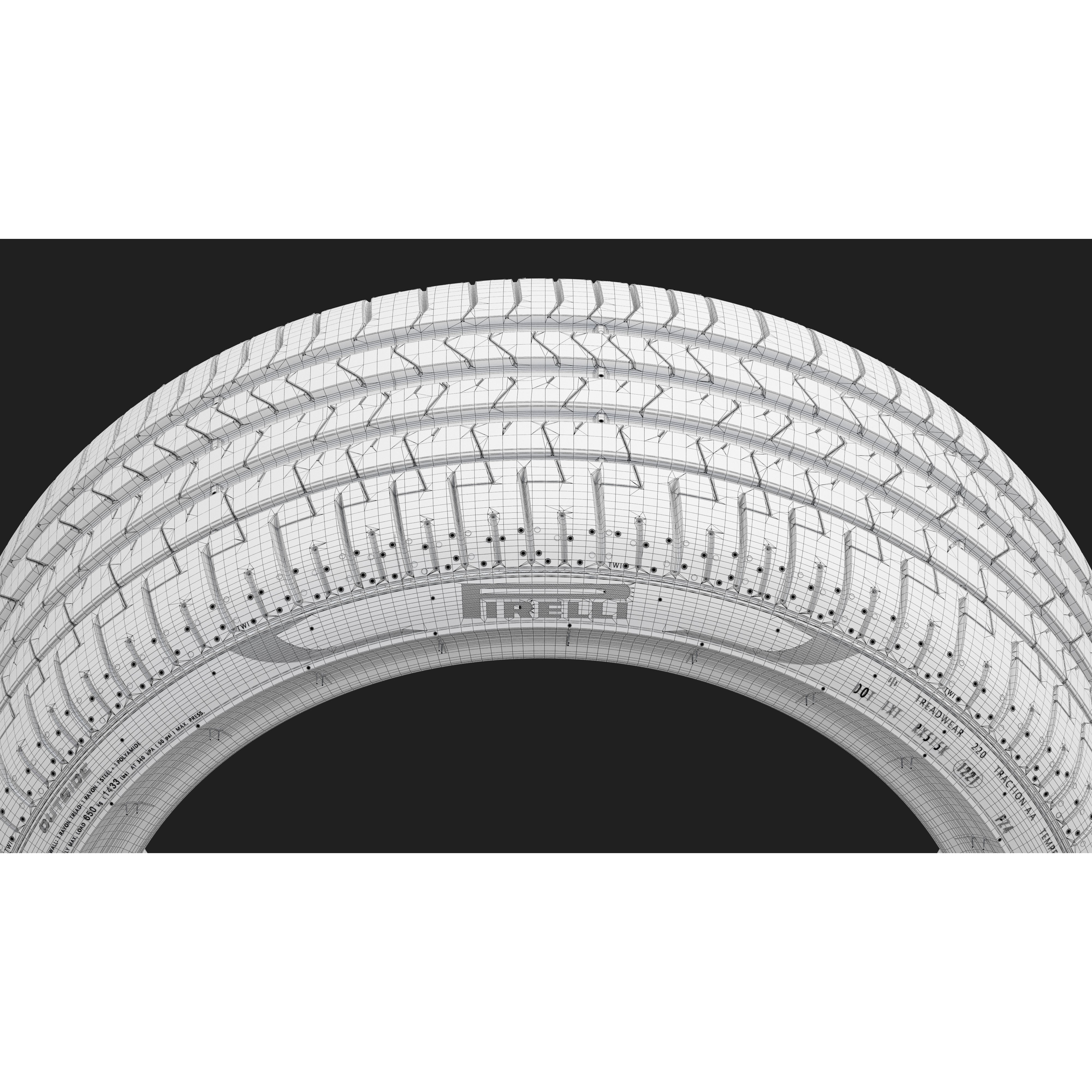 Pirelli PZero PZ4 - Game-Ready 3D Model - View 16