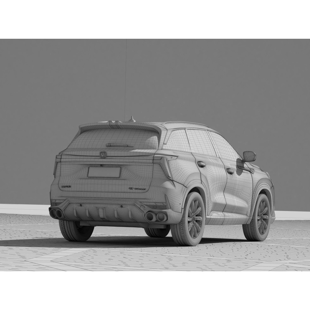 Changan CS75 PLUS 3D Model – SUV Game-Ready Asset, FBX & OBJ