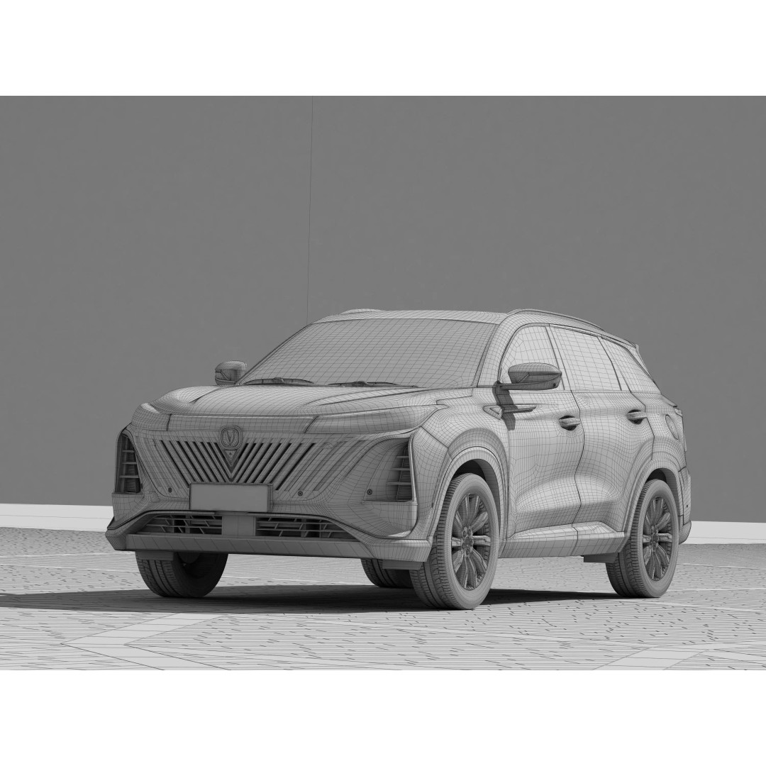 Changan CS75 PLUS 3D Model – SUV Game-Ready Asset, FBX & OBJ - View 12