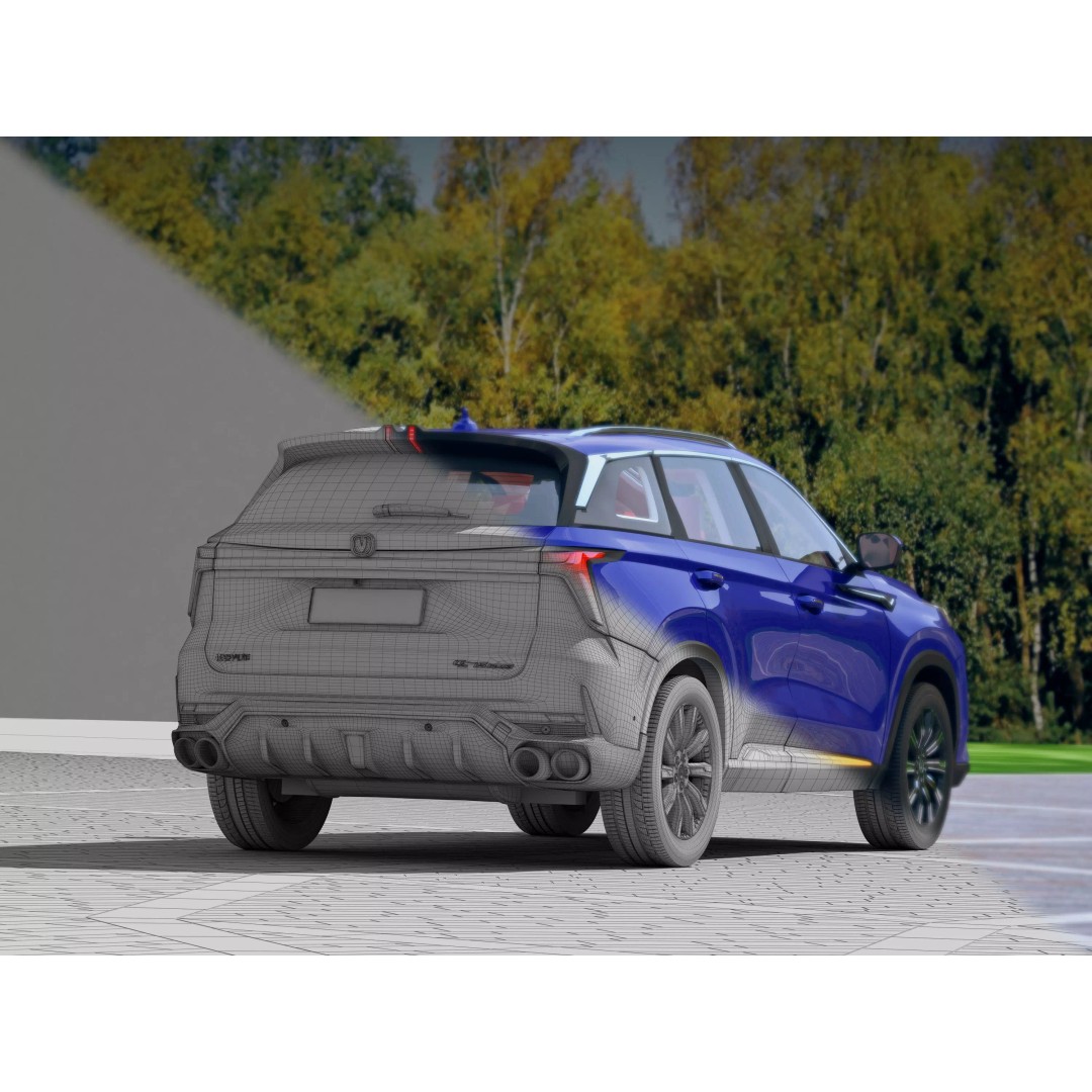 Changan CS75 PLUS 3D Model – SUV Game-Ready Asset, FBX & OBJ - View 5