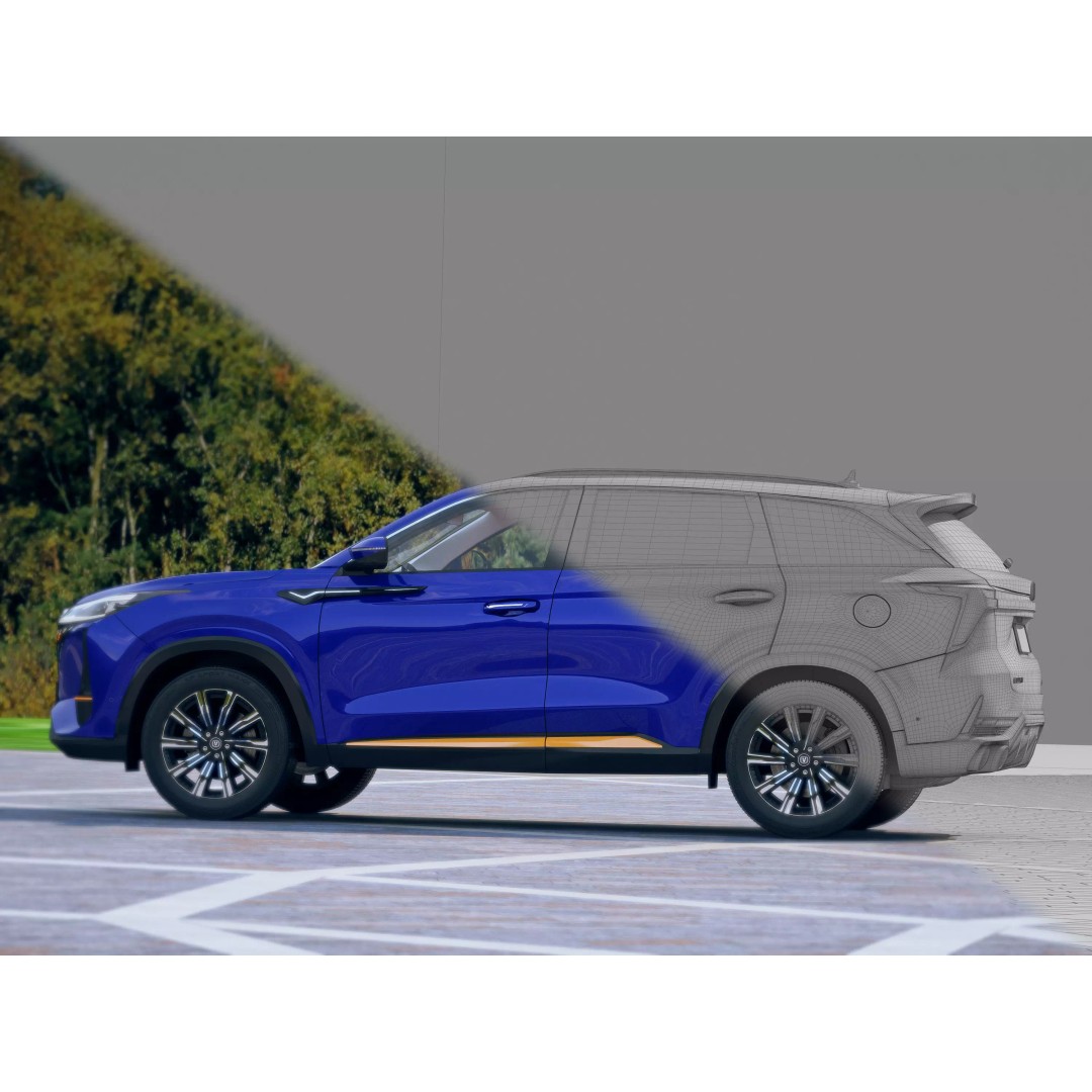Changan CS75 PLUS 3D Model – SUV Game-Ready Asset, FBX & OBJ - View 7