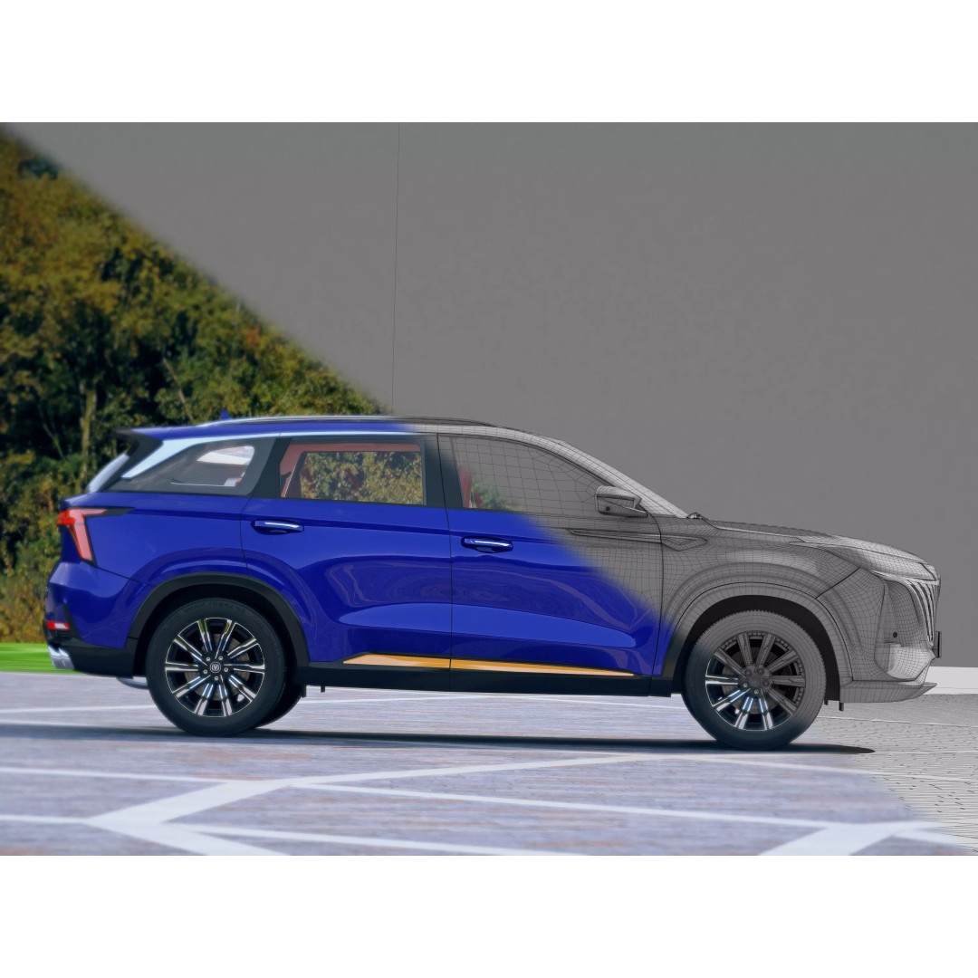 Changan CS75 PLUS 3D Model – SUV Game-Ready Asset, FBX & OBJ - View 9