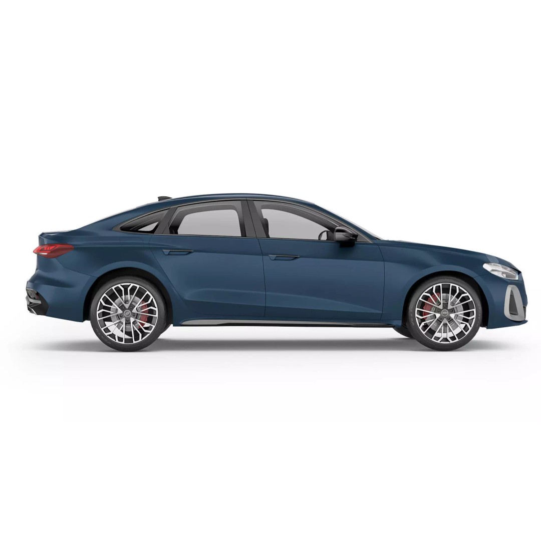 Audi A5 2025 3D Model – High Poly Game Asset, FBX, OBJ - View 11