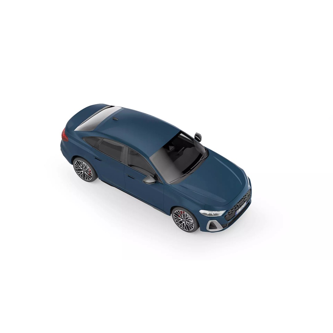Audi A5 2025 3D Model – High Poly Game Asset, FBX, OBJ - View 12