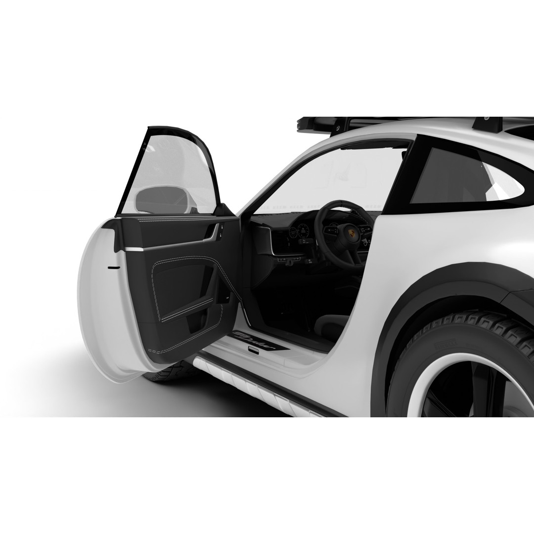 Porsche 911 Dakar 2023 3D Model – High Poly Rigged Asset, FBX, OBJ - View 17