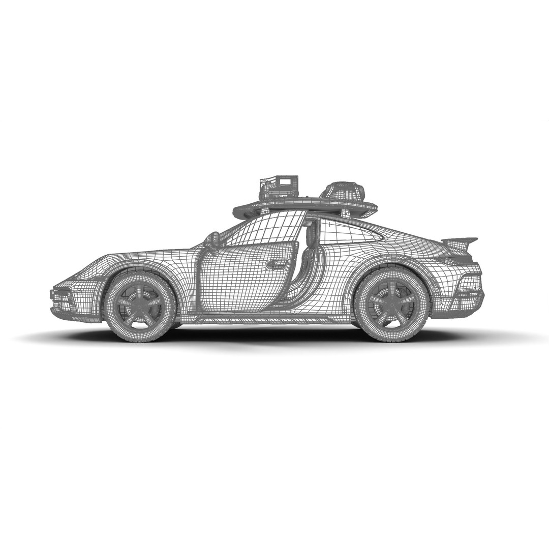 Porsche 911 Dakar 2023 3D Model – High Poly Rigged Asset, FBX, OBJ - View 29