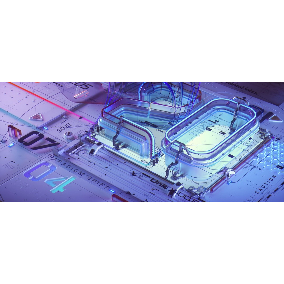 C4D Octane Broadcast Bundle 3D Model – Animated Scenes, FBX & More - View 10
