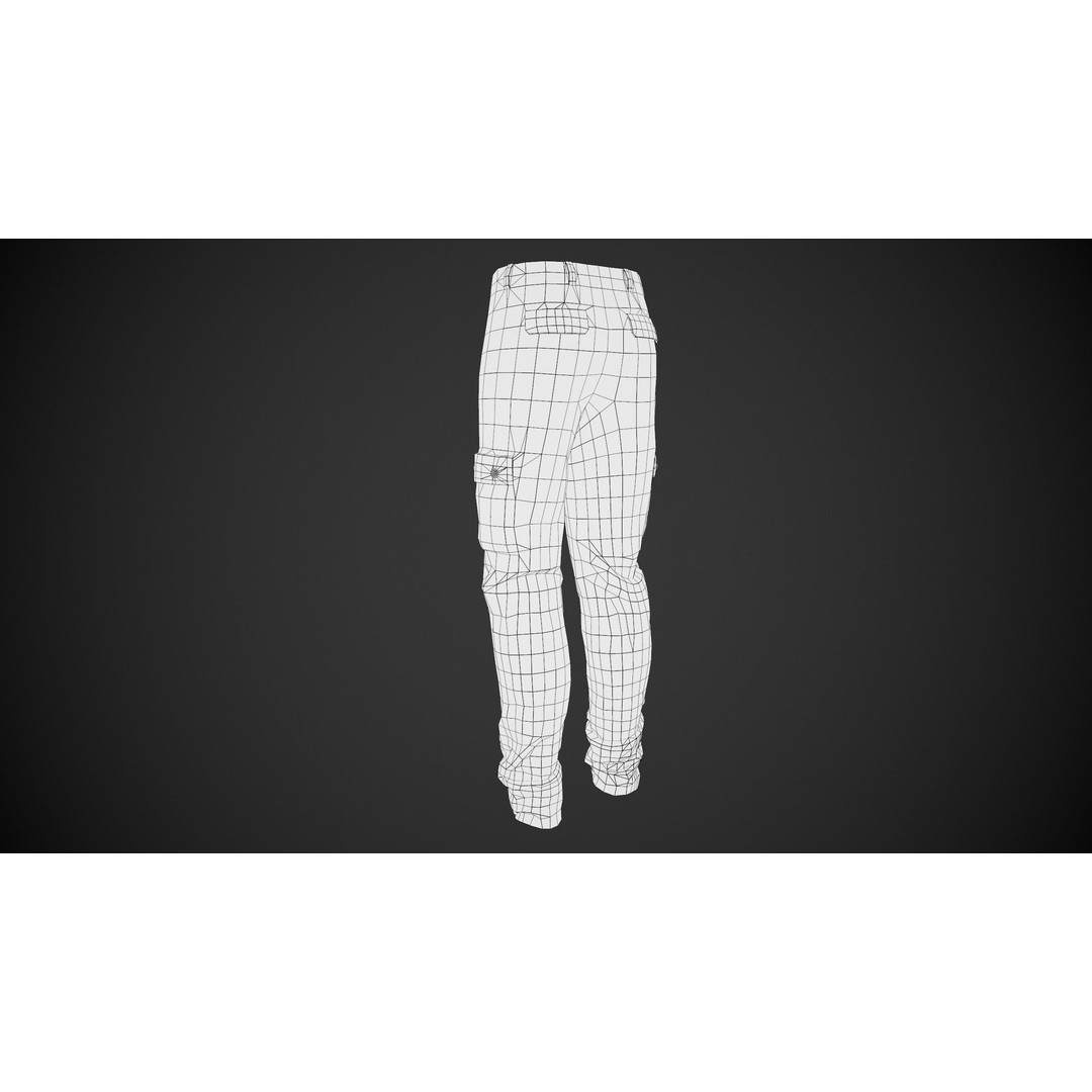 Black Snowboard Outfit 3D Model – Low Poly PBR Game Asset, FBX, OBJ