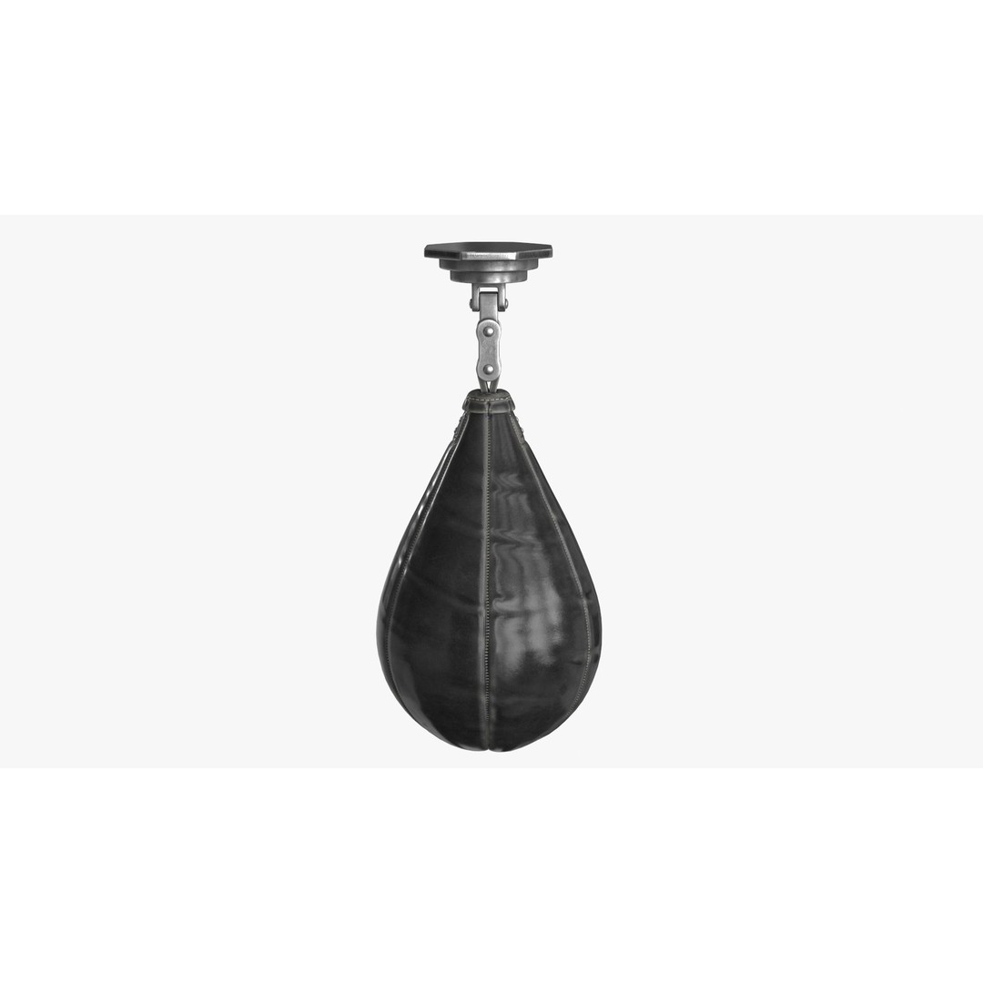 Boxing Punching Speed Bag 3D Model – Low Poly PBR Game Asset, FBX - View 11
