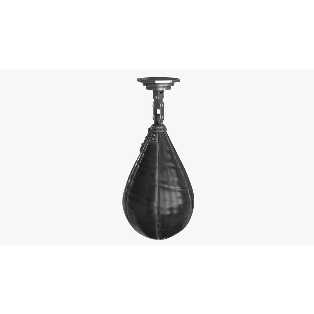 Boxing Punching Speed Bag 3D Model – Low Poly PBR Game Asset, FBX - View 12
