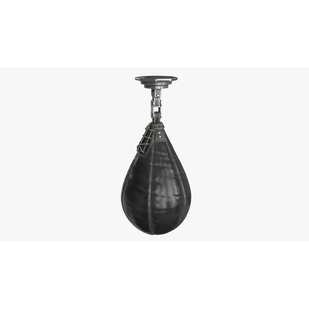 Boxing Punching Speed Bag 3D Model – Low Poly PBR Game Asset, FBX - View 13
