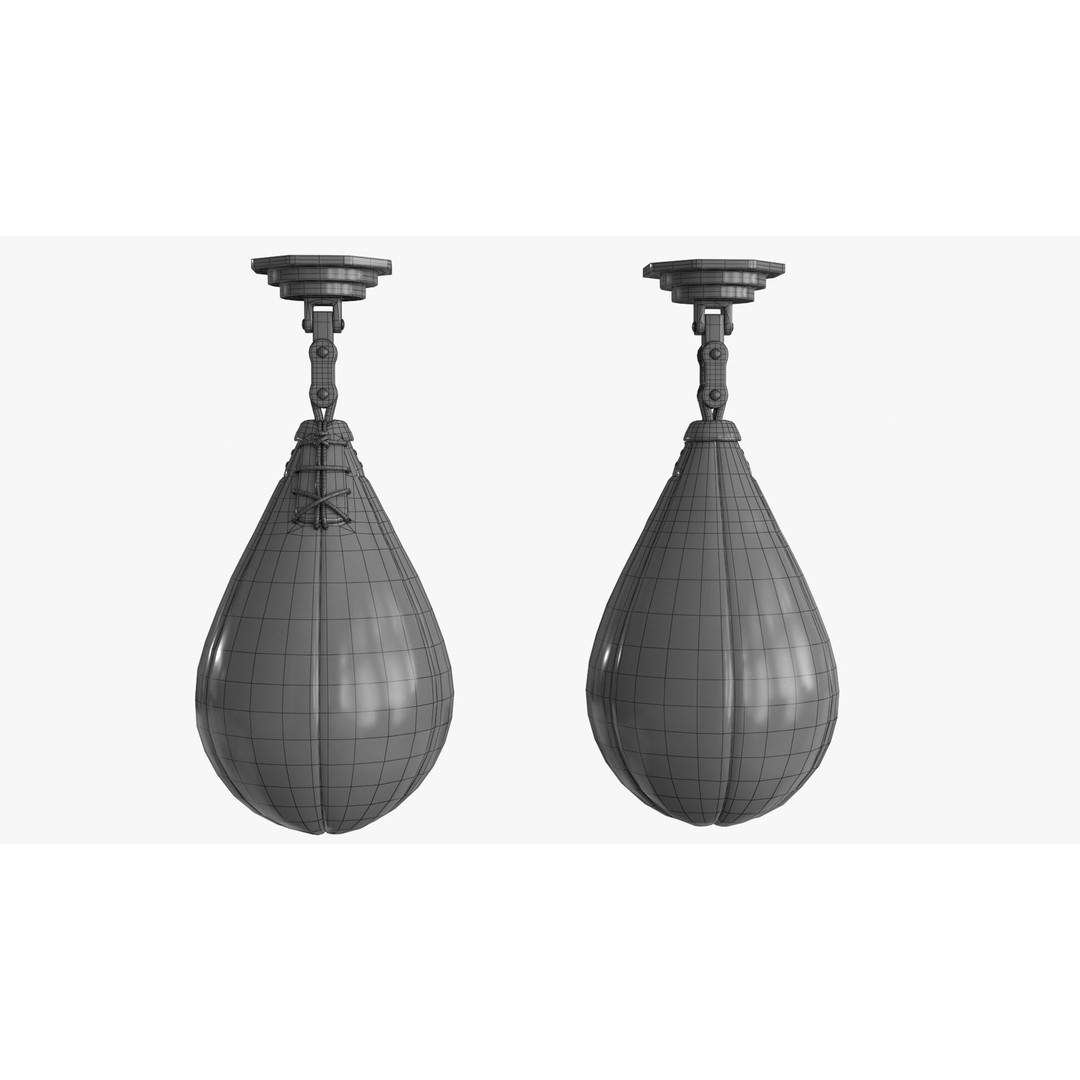 Boxing Punching Speed Bag 3D Model – Low Poly PBR Game Asset, FBX - View 14