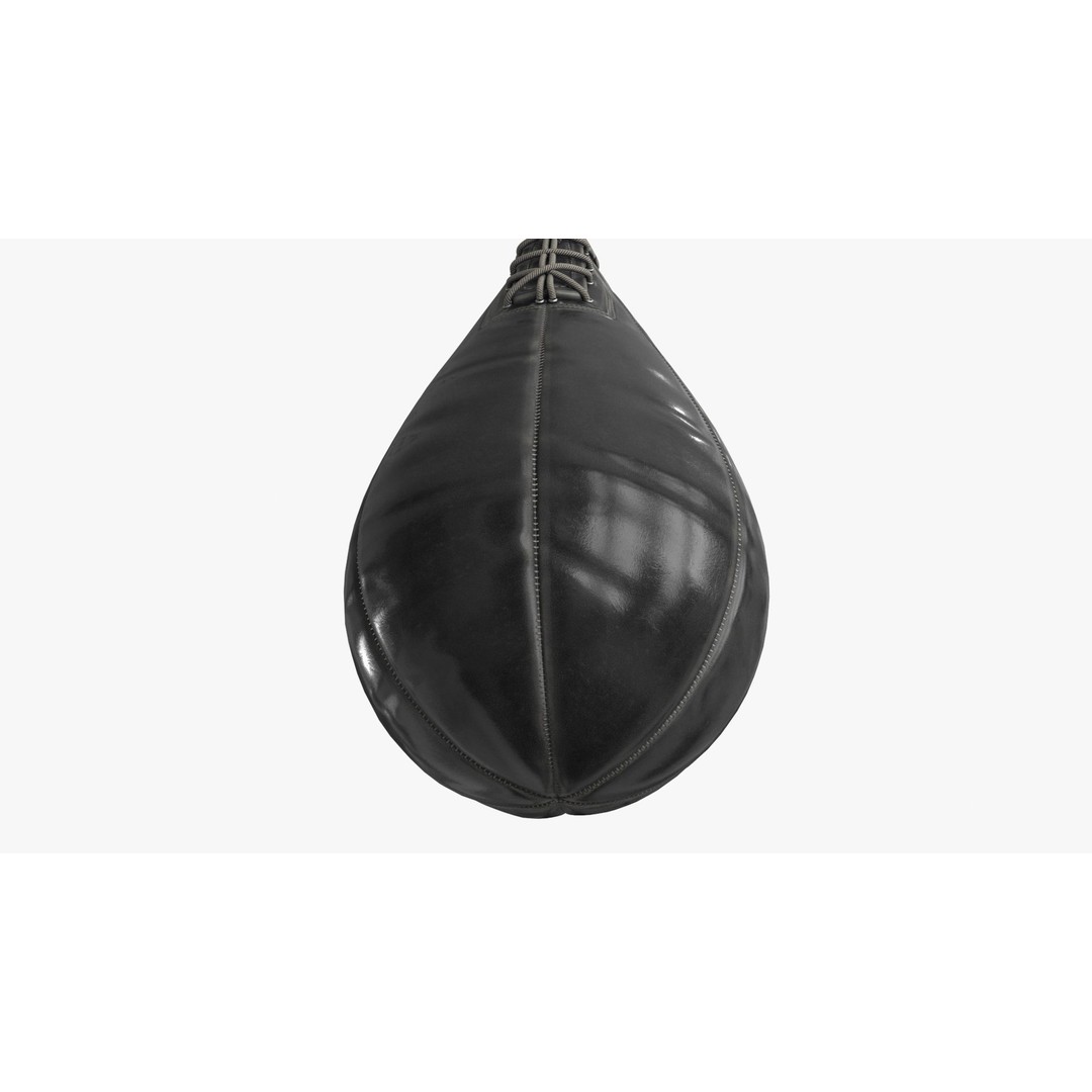 Boxing Punching Speed Bag 3D Model – Low Poly PBR Game Asset, FBX - View 6