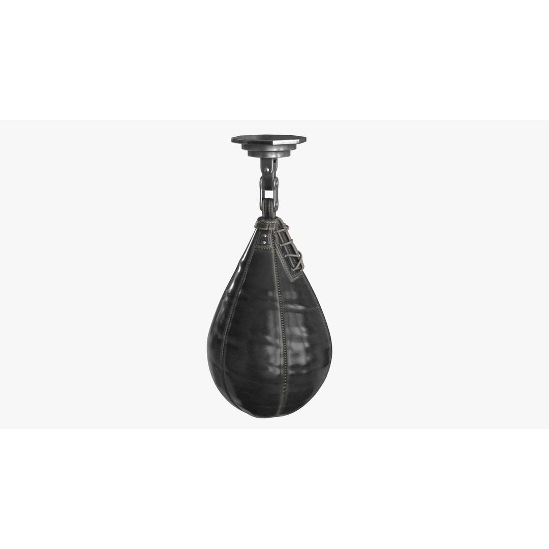 Boxing Punching Speed Bag 3D Model – Low Poly PBR Game Asset, FBX - View 9