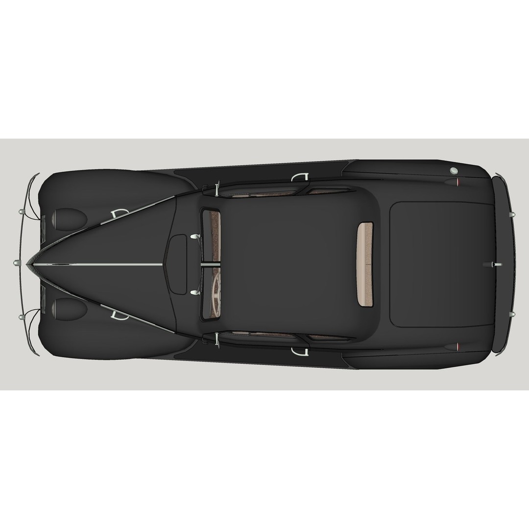 Chevrolet Master Deluxe 1939 3D Model – Antique Vehicle with Textures, FBX - View 20