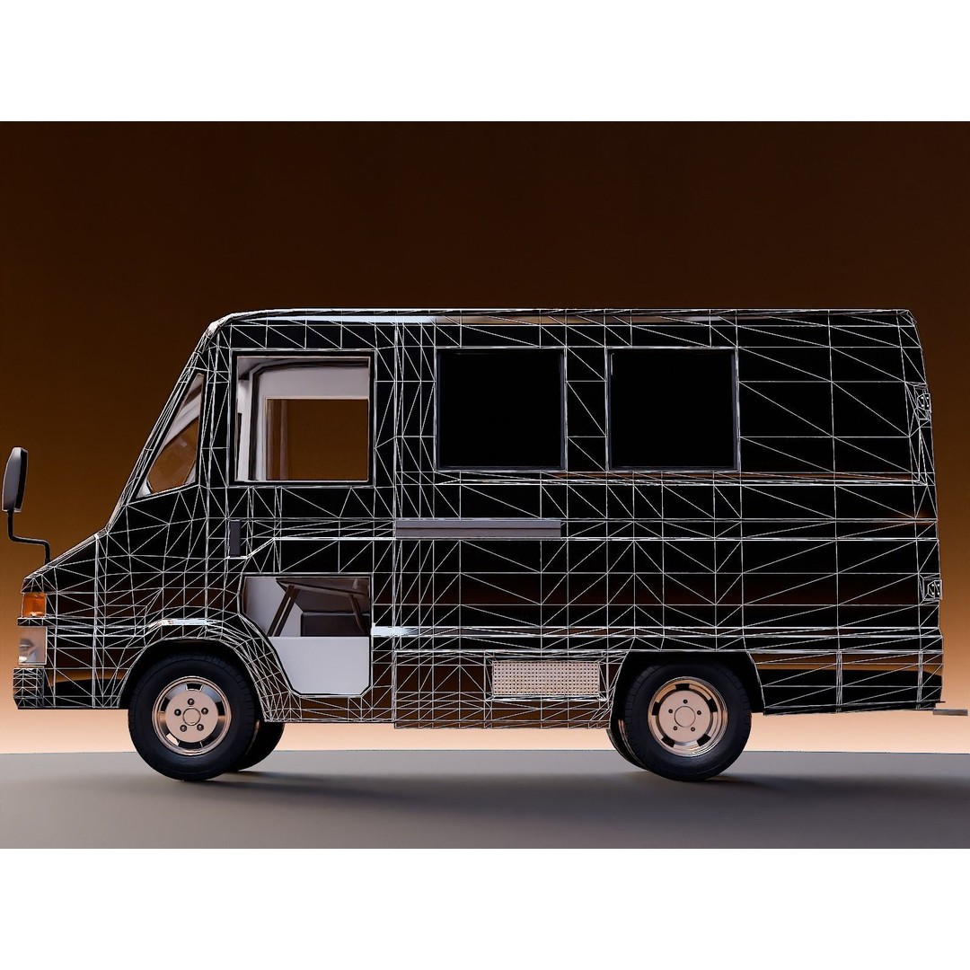2009 Toyota Quick Delivery 3D Model – High Poly Vehicle Asset, FBX, OBJ - View 11