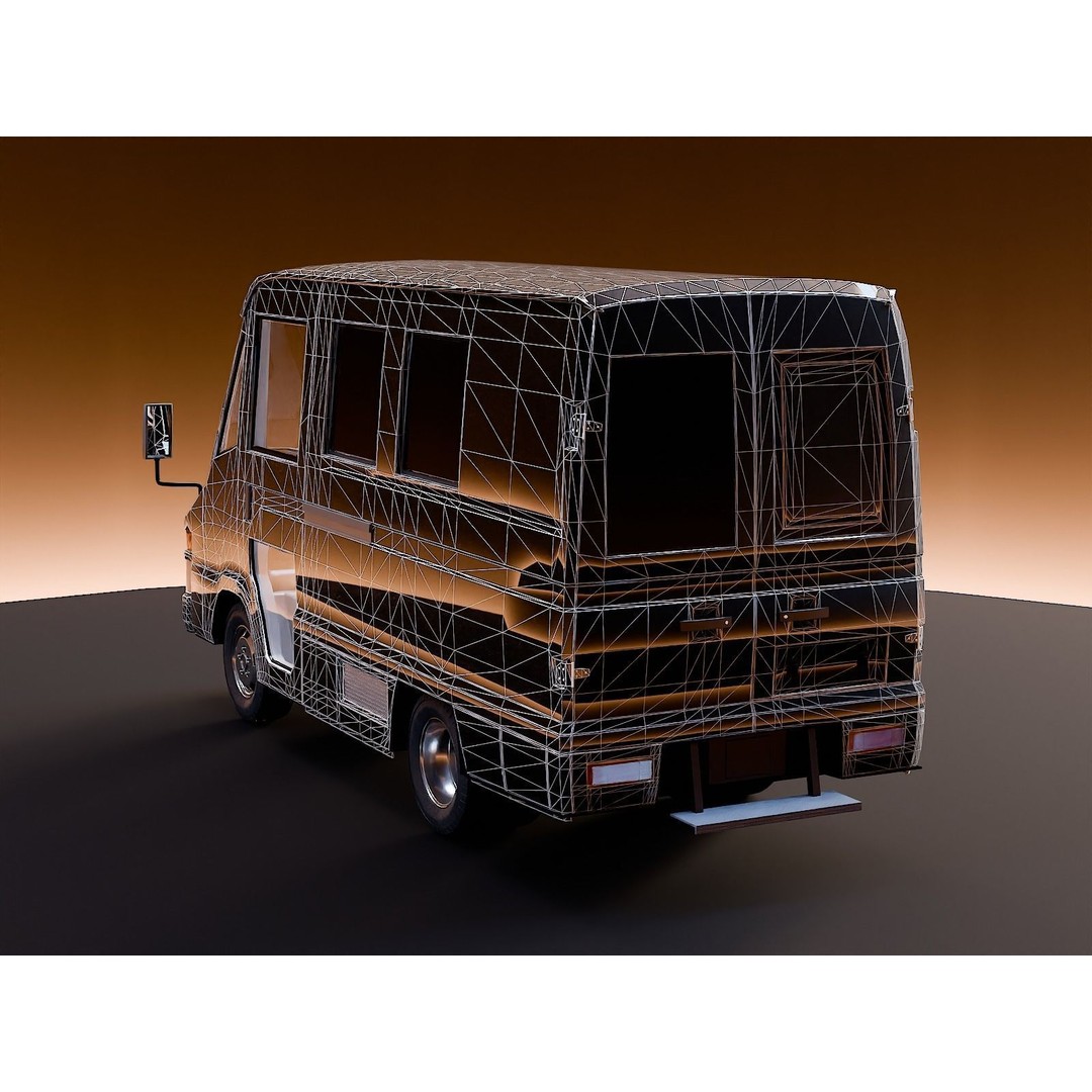 2009 Toyota Quick Delivery 3D Model – High Poly Vehicle Asset, FBX, OBJ - View 13