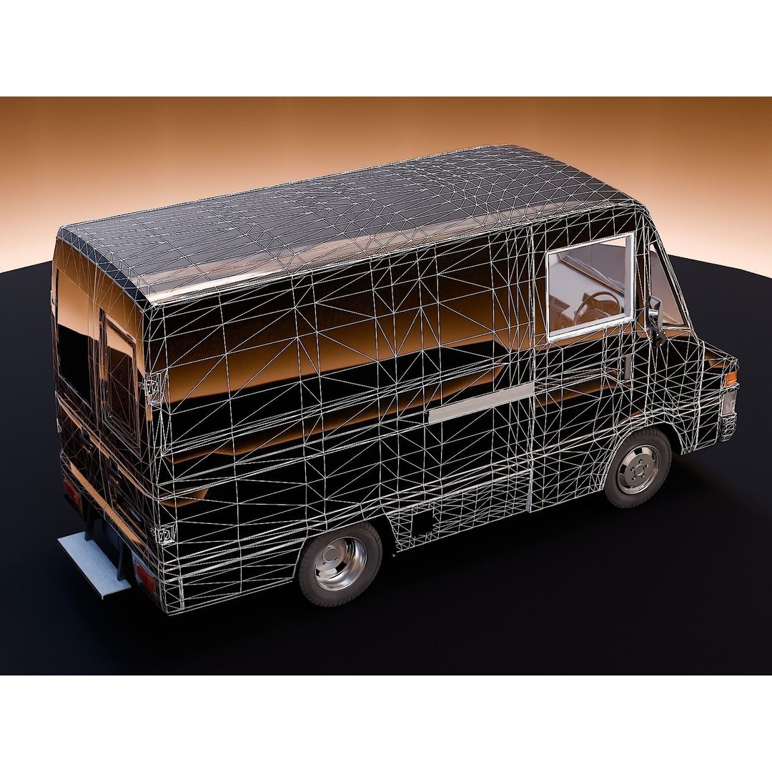 2009 Toyota Quick Delivery 3D Model – High Poly Vehicle Asset, FBX, OBJ - View 14